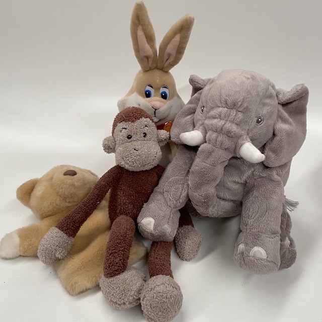 SOFT TOY, Fur Animals Assorted